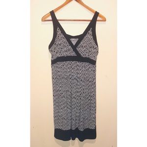 Apt. 9 sleeveless midi dress black & white